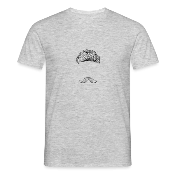Männer T-Shirt - Specters Haare - grau