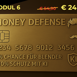 Money Defense - Modul 6: Die Kunst des finanziellen Selbstschutzes